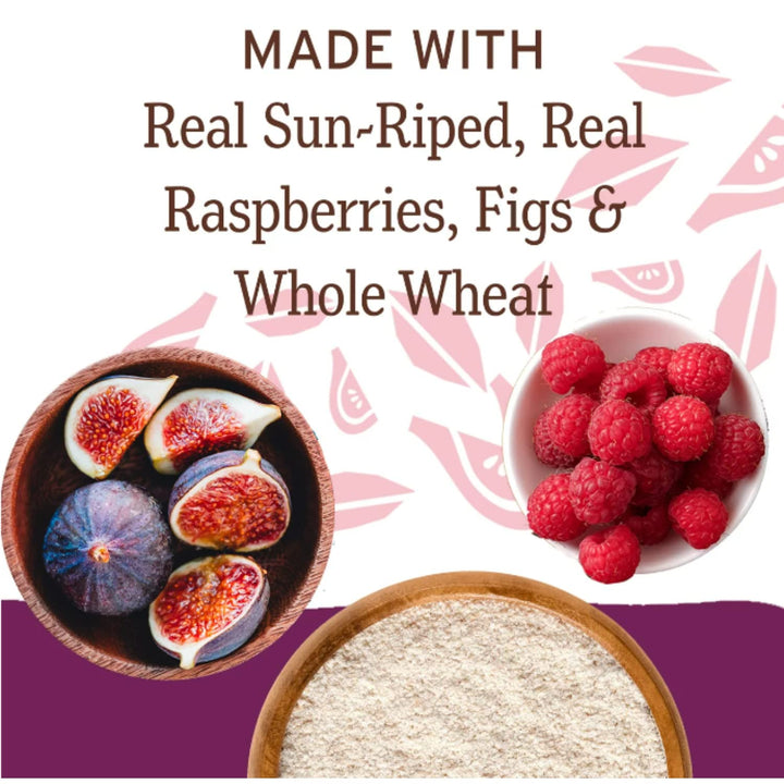 Whole Wheat Fig Bars Variety Pack, Raspberry, Blueberry, Original, Real Fruit, Vegan, Non-Gmo, Snack Bar, 6 Twin Packs, 12 Oz, 3 Boxes