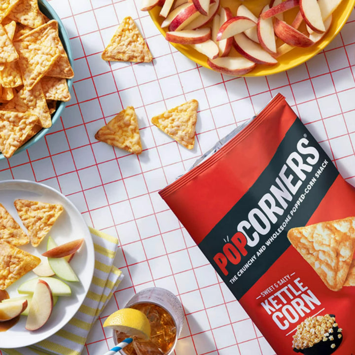 Popped Corn Snacks Gluten Free Chips, Ketle Corn, Spicy Queso, Sea Salt, White Cheddar, 1 Oz, 7 Count
