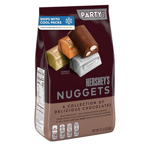 NUGGETS Assorted Chocolate Candy Party Pack, 31.5 Oz