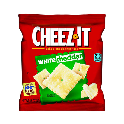 Snack Pack Baked Crackers, White Cheddar, 1.5Oz, 15 Count