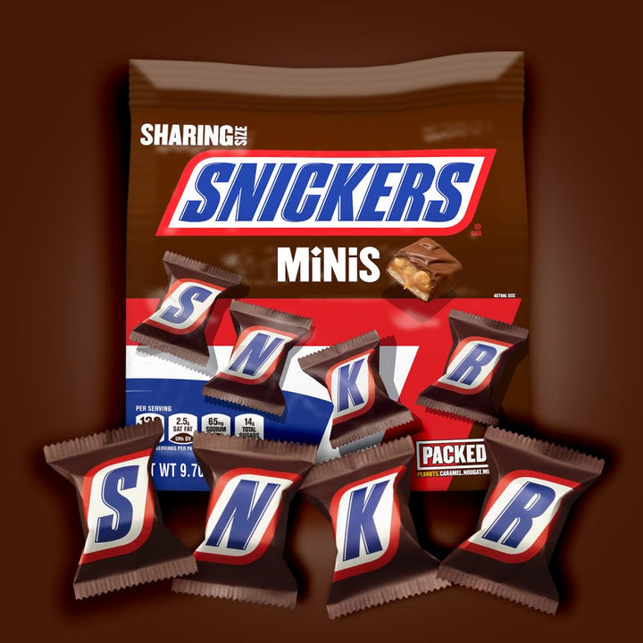 Minis Milk Chocolate Candy Bars Father’S Day Gift, Sharing Size - 9.7 Oz Bag
